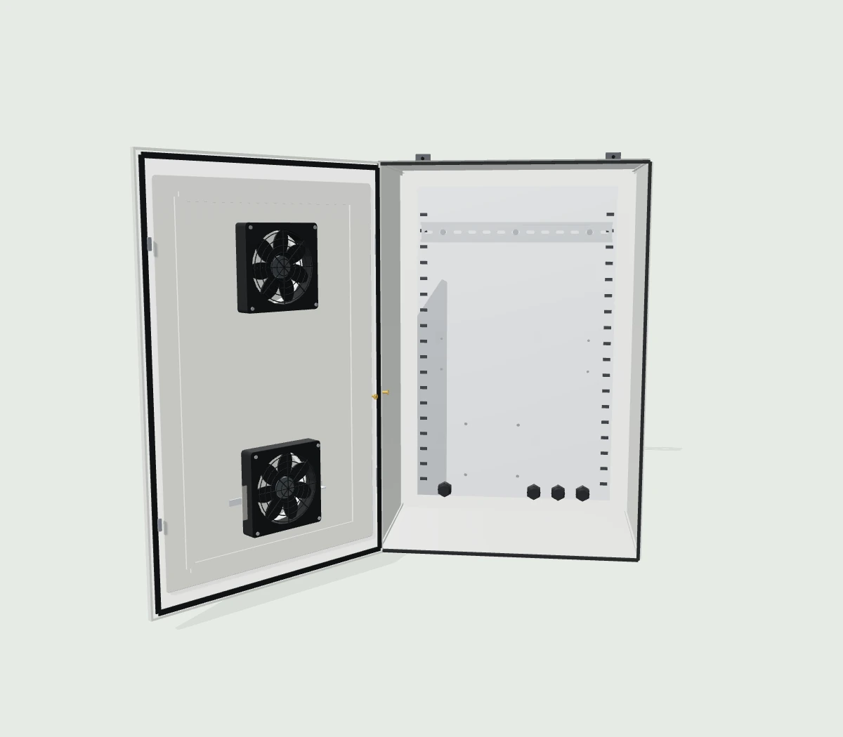 Manufacturing view of the reference enclosure model